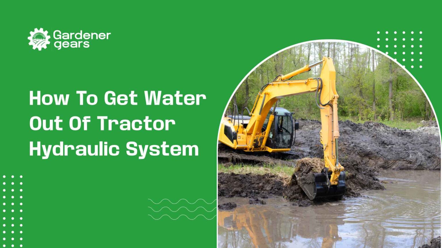 how-to-get-water-out-of-tractor-hydraulic-system