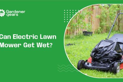 Can Electric Lawn Mower Get Wet