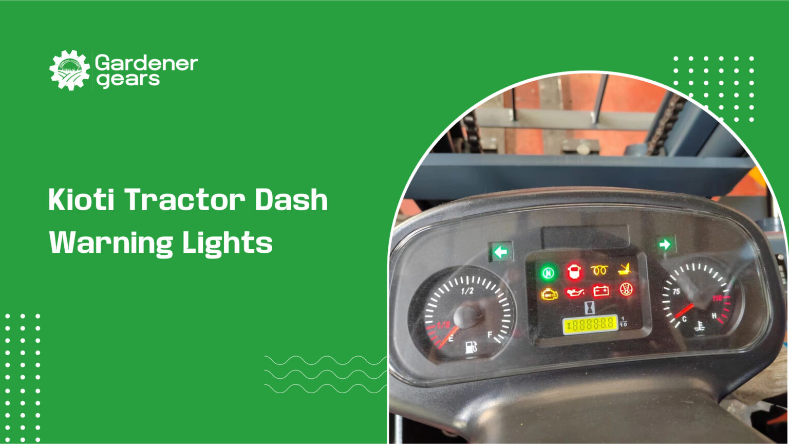 Kioti Tractor Dash Warning Lights