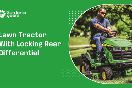 Lawn Tractor With Locking Rear Differential