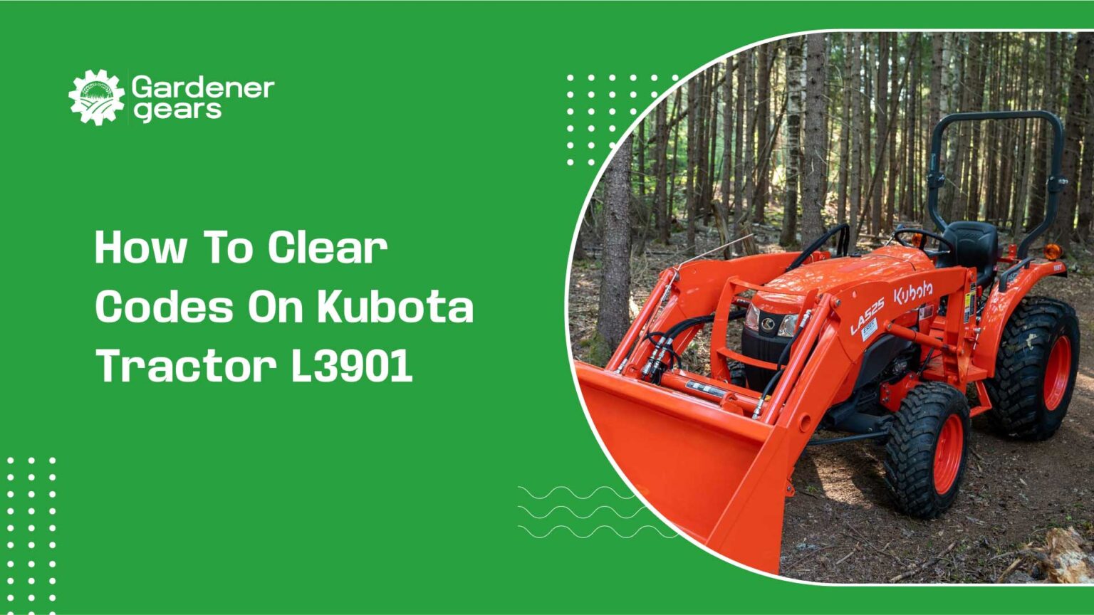 How to Clear Codes on Kubota Tractor L3901