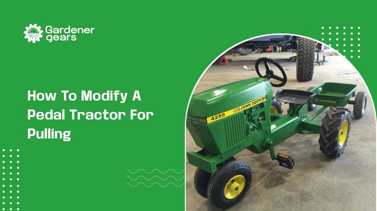 How to Modify a Pedal Tractor for Pulling