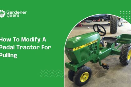 How to Modify a Pedal Tractor for Pulling