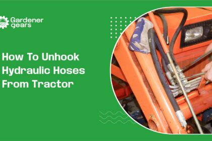 how to unhook hydraulic hoses from tractor