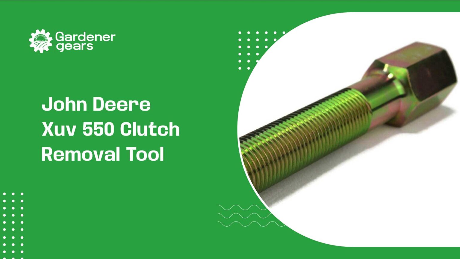 John Deere Xuv 550 Clutch Removal Tool