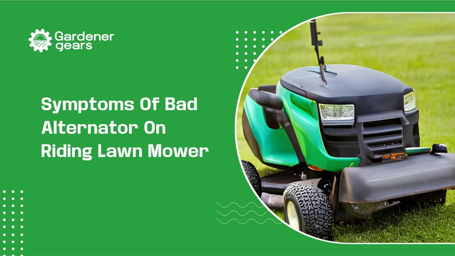 Symptoms of a Bad Alternator on a Riding Lawn Mower