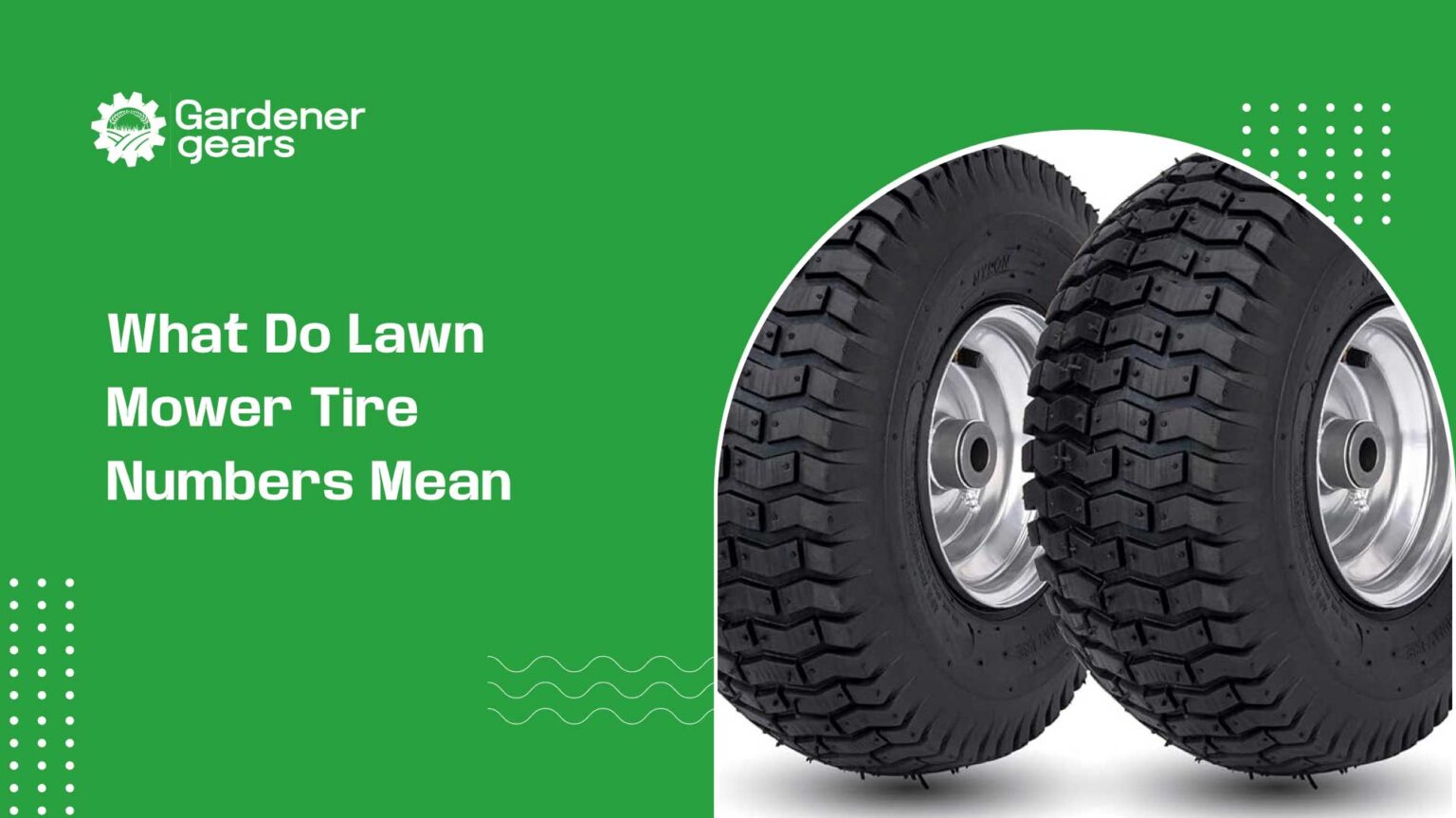 What Do Lawn Mower Tire Numbers Mean