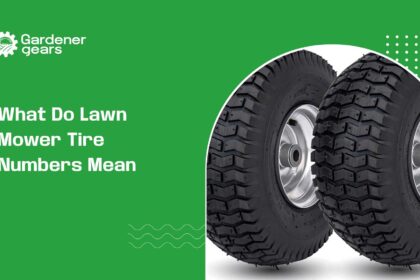 What Do Lawn Mower Tire Numbers Mean