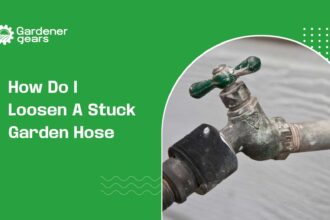 how do i loosen a stuck garden hose