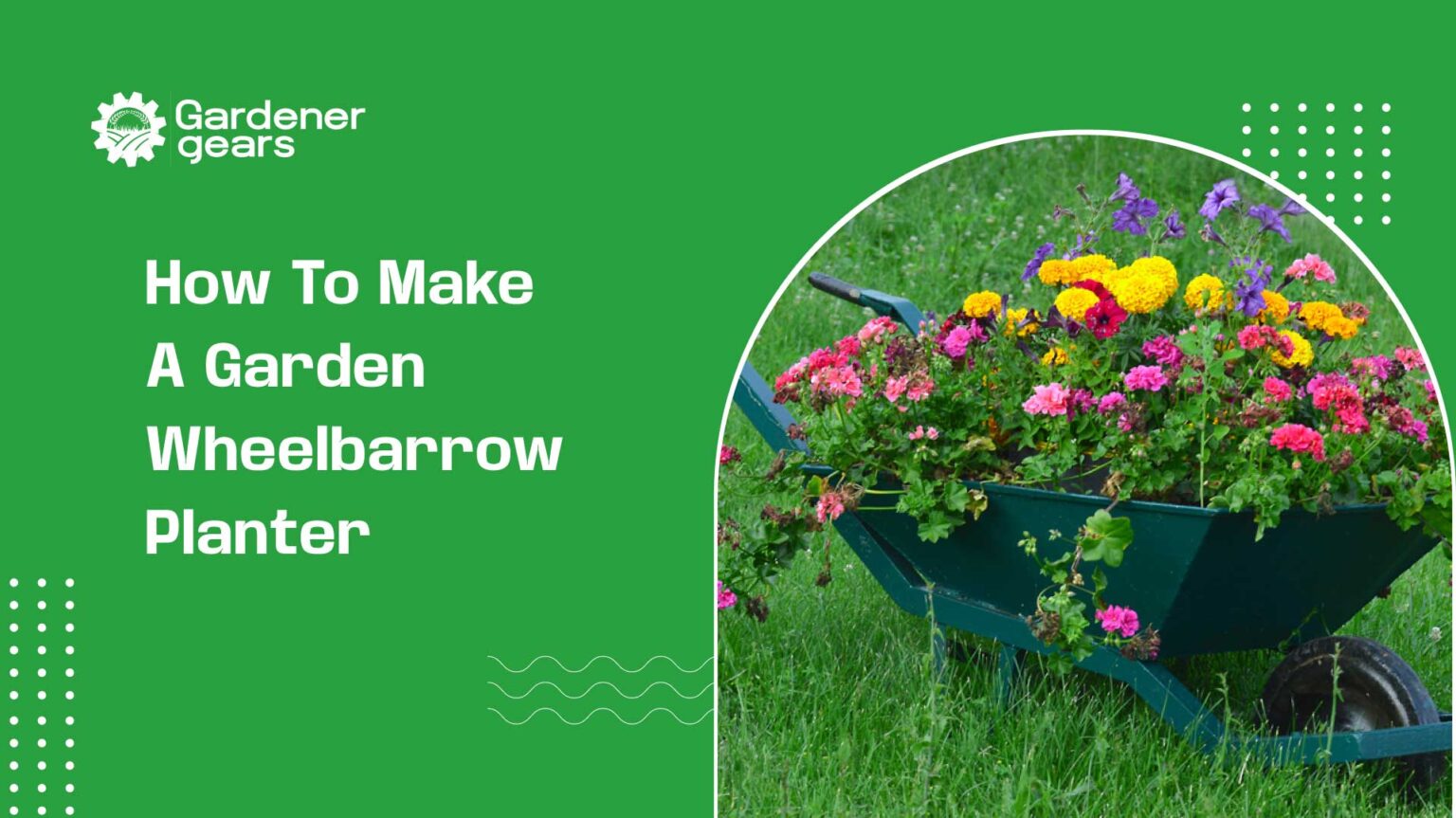 how to make a garden wheelbarrow planter