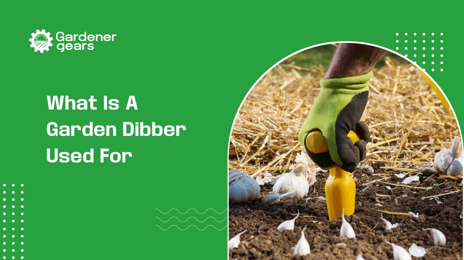 What Is a Garden Dibber Used For